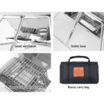 Grillz Fire Pit BBQ Grill with Carry Bag Portable - Image 6