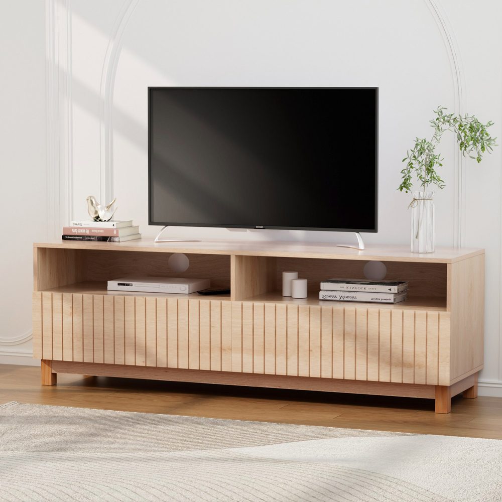 FUR-S-CT07-TV150-WD-AB-173836-04 Artiss TV Cabinet Entertainment Unit Stand 150CM - Image 1