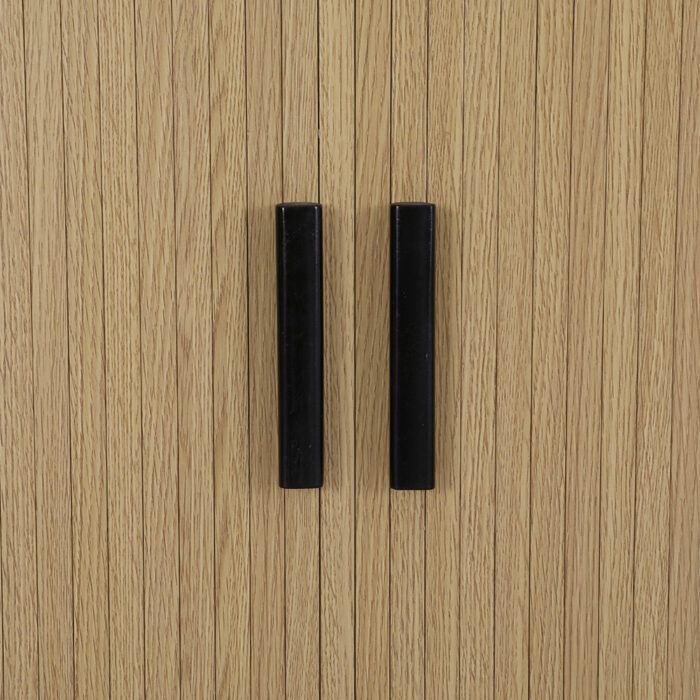 Artiss Buffet Sideboard Cupboard Cabinet Sliding Doors Pantry Storage Oak PIIA - Image 5