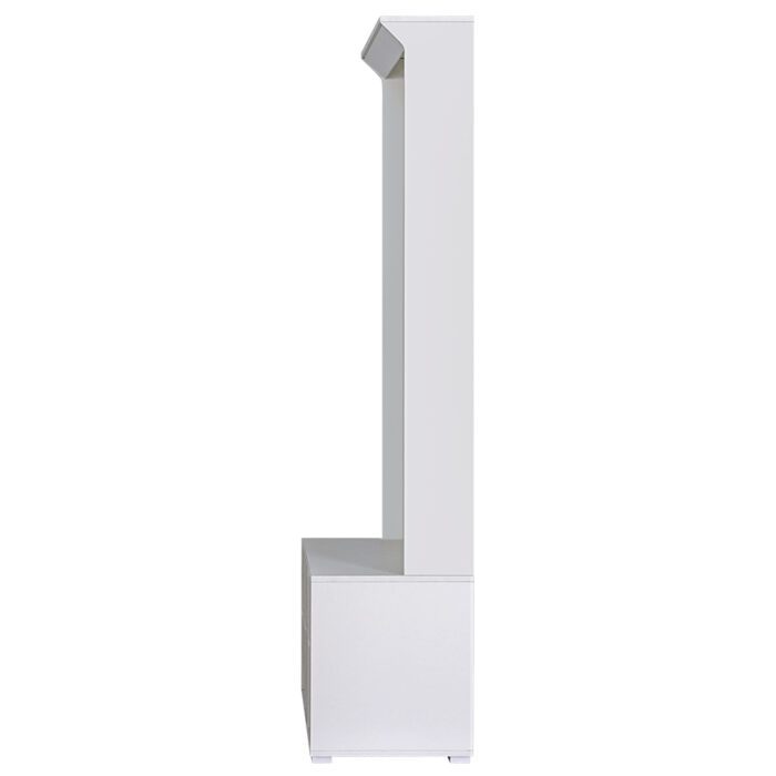 Artiss Shoe Rack Cabinet Hall Tree Coat Rack 180CM White - Image 5