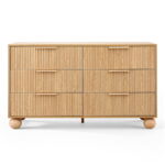 Artiss 6 Chest of Drawers Dresser Tallboy Pine - Image 3