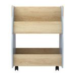 Keezi Kids Toy Box Bookshelf Storage Bookcase Organiser Display Shelf - Image 3