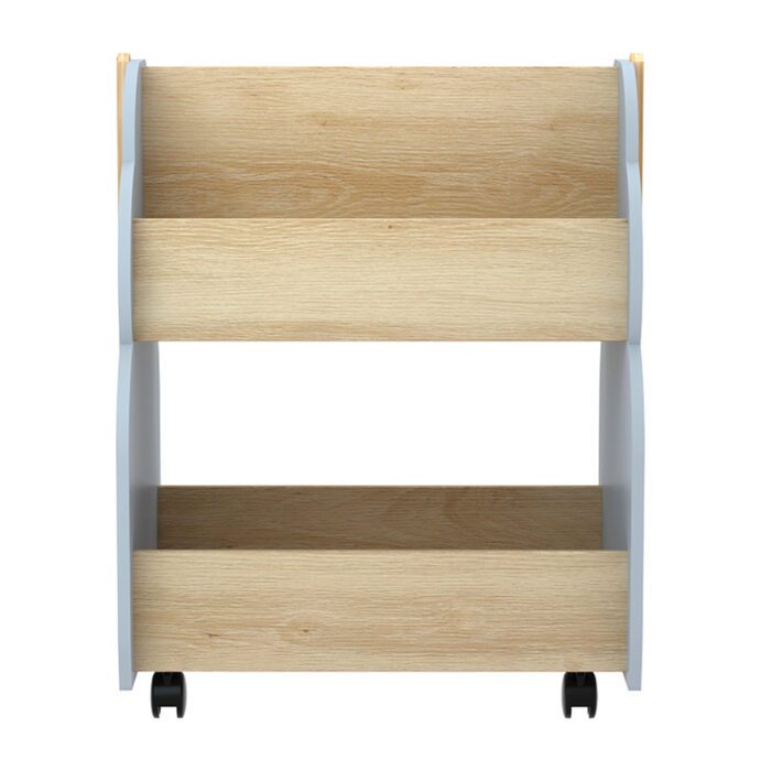 Keezi Kids Toy Box Bookshelf Storage Bookcase Organiser Display Shelf - Image 3