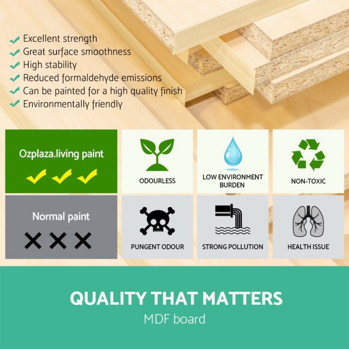 Keezi Kids Toy Box 12 Bins Bookshelf Organiser Children Storage Rack - Image 6