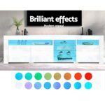 Artiss Entertainment Unit TV Cabinet LED 180cm White Bobi - Image 5