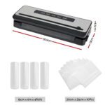 Devanti Food Vacuum Sealer Machine Sealing Cutter 4 Modes Storage Bags 4 Rolls - Image 2