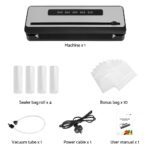 Devanti Food Vacuum Sealer Machine Sealing Cutter 4 Modes Storage Bags 4 Rolls - Image 3