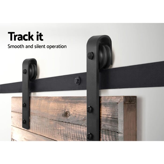 Cefito Sliding Barn Door Hardware Track Set 4m - Image 6