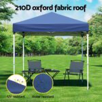 Instahut Gazebo 2x2m Outdoor Patio Garden Marquee Shade Blue - Image 4