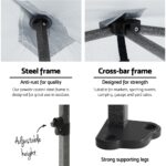 Instahut Gazebo Pop Up 3x4.5m w/Base Podx4 Marquee Folding Outdoor Wedding Camping Tent Shade Canopy White - Image 4