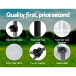 Instahut Gazebo Pop Up Marquee 3x6 Folding Tent Wedding 500D Oxford Fabric White - Image 6