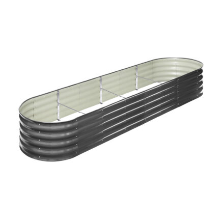 Livsip 4X Garden Bed Galvanised Raised Garden Bed 320X80X42CM