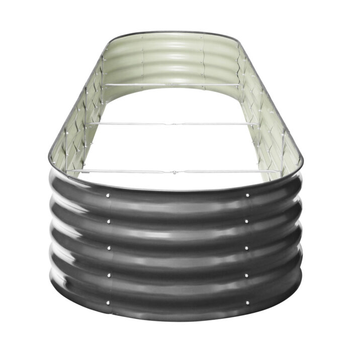 Livsip 4X Garden Bed Galvanised Raised Garden Bed 320X80X42CM - Image 4