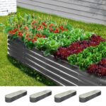 Livsip 4X Garden Bed Galvanised Raised Garden Bed 320X80X42CM - Image 7