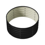 Livsip Garden Bed 90x45cm Galvanised Steel Round - Image 9