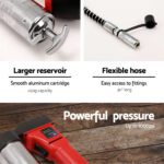 Giantz Grease Gun Cordless 20v 450g 9000PSI 76cm Hose Electric Battery Cartridge - Image 4