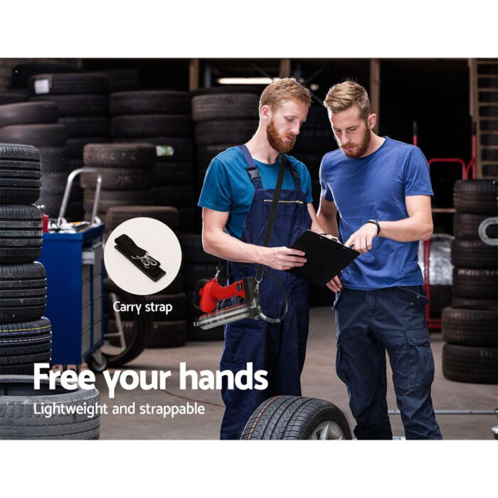 Giantz Grease Gun Cordless 20v 450g 9000PSI 76cm Hose Electric Battery Cartridge - Image 6