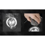 Welba Kitchen Sink 38x38cm Granite Basin Single Bowl Black - Image 8