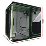 Green Fingers Grow Tent 200x200x200CM Hydroponics Kit Indoor Plant Room System - Image 2
