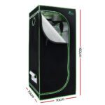 Green Fingers Grow Tent 70x70x160CM 1680D Hydroponics Kit Indoor Plant Room System - Image 2