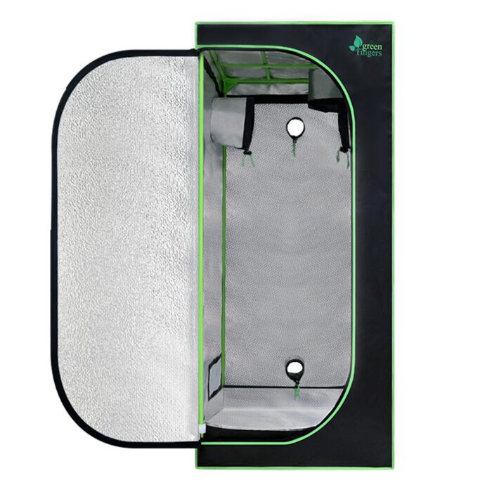 Green Fingers Grow Tent 70x70x160CM 1680D Hydroponics Kit Indoor Plant Room System - Image 3