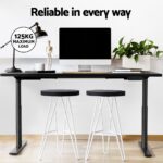 Artiss Standing Desk Motorised Electric Dual Motor Black 140CM - Image 6