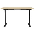 Artiss Standing Desk Motorised Electric Dual Motor White Oak 140CM - Image 3