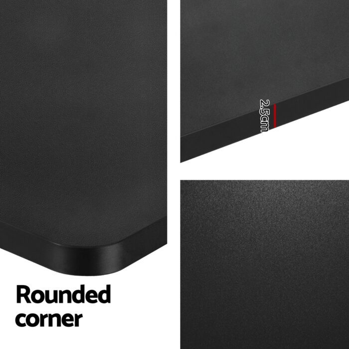 Artiss Standing Desk Motorised Electric Dual Motor 140CM Black - Image 4