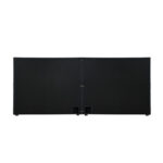 Oikiture Bed Frame Headboard Double Queen King Bedhead Black Leather - Image 3