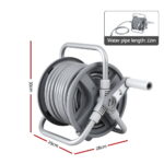 Green Fingers 20m Retractable Garden Hose Reel Heavy Duty 1/2" Hose Auto Rewind - Image 2