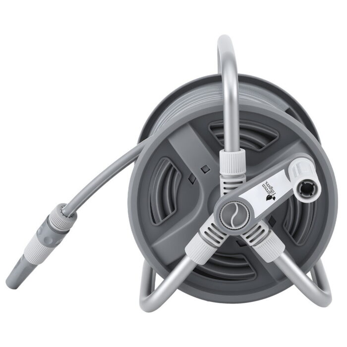 Green Fingers 20m Retractable Garden Hose Reel Heavy Duty 1/2" Hose Auto Rewind - Image 3