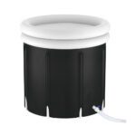 Weisshorn Portable Ice Bath Tub 80X80CM Inflatable Folding Bathtub Spa Massage - Image 3