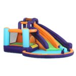 AirMyFun Inflatable Water Slide Kids Jumping Trampoline Castle Double Slide - Image 3