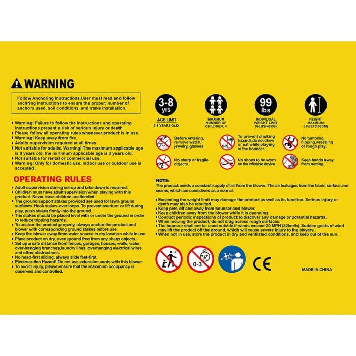 AirMyFun Inflatable Water Slide Kids Jumping Trampoline Castle Double Slide - Image 6