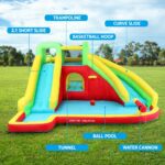 Doctor Dolphin Kids Inflatable Pool Water Slide Park Jumping Castle 575X445CM - Image 5