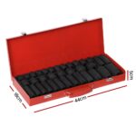 Giantz 35pcs 1/2" Drive Impact Socket Set Metric 8-32mm with Case - Image 2