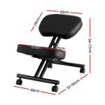 Artiss Kneeling Chair Ergonomic Office Chairs Home Knee Seat Posture Stretch Rest - Image 2
