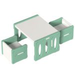 Keezi 3PCS Kids Table and Chairs Set HDPE - Image 3