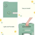 Keezi 3PCS Kids Table and Chairs Set HDPE - Image 6