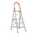 Giantz 5 Step Ladder Multi-Purpose Folding Aluminium Light Weight Non Slip Platform