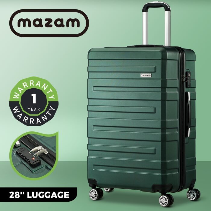 Mazam 28" Luggage Set TSA Lock Hard Case Green - Image 6