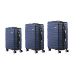 Mazam 3PCS Luggage Set TSA Lock Hard Case Navy - Image 7