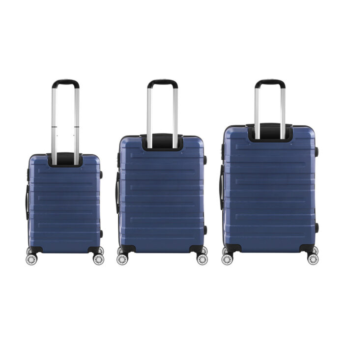 Mazam 3PCS Luggage Set TSA Lock Hard Case Navy - Image 3