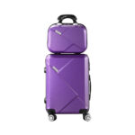 Mazam 2PCS Luggage Set TSA Lock Hard Case Purple - Image 7