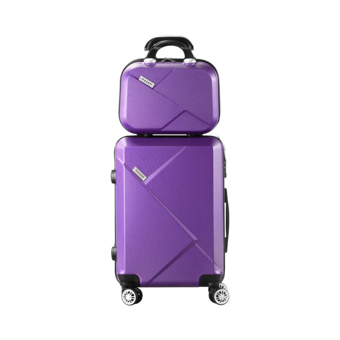 Mazam 2PCS Luggage Set TSA Lock Hard Case Purple - Image 7