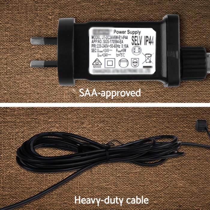 95m LED Festoon String Lights Christmas Decorations Wedding Party Outdoor Garden - Image 6