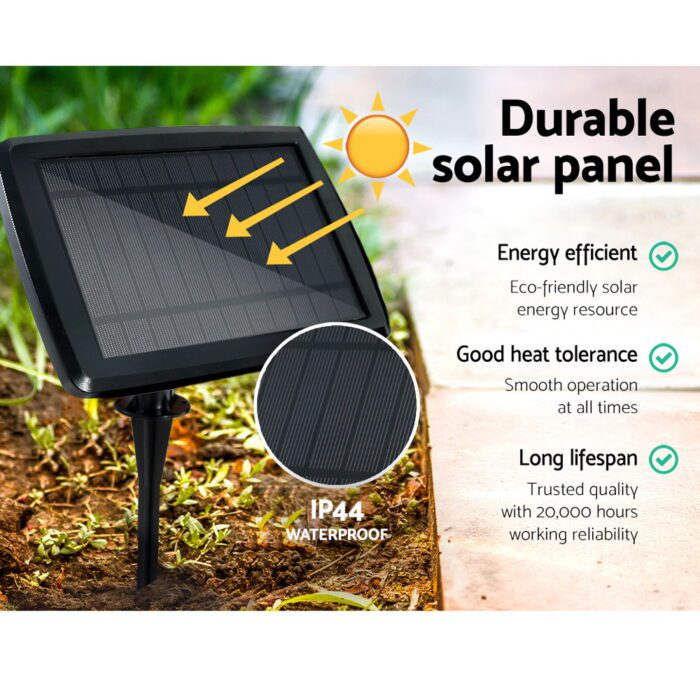 17m Solar Festoon Lights Outdoor LED String Light Christmas Party Garden Decor - Image 4