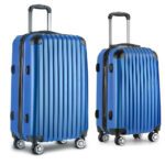 Wanderlite 20-28 Inch Luggage 2Set with TSA Lock Spinner Carry On Hard Shell Travel Suitcase Luggage Case Blue - Image 3