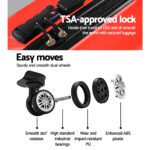 Wanderlite 20-28 Inch Luggage 2Set with TSA Lock Spinner Carry On Hard Shell Travel Suitcase Luggage Case Red - Image 5