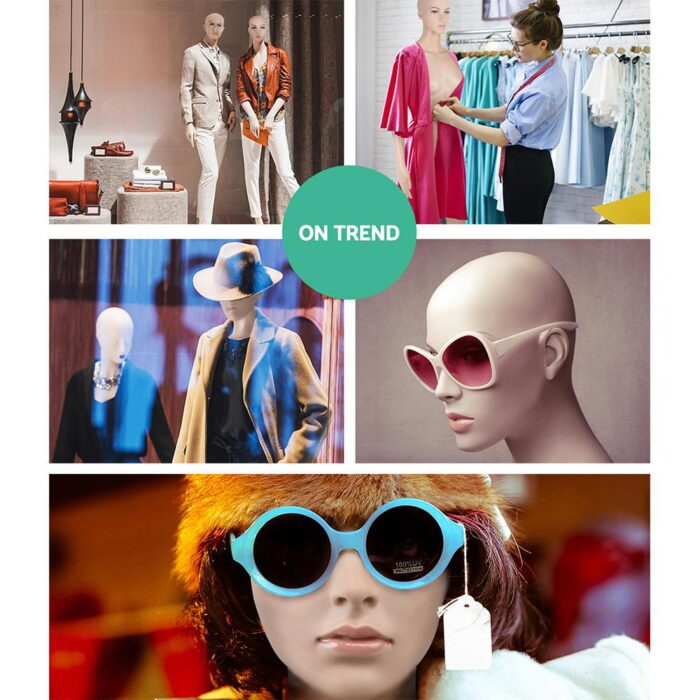 175cm Tall Full Body Female Mannequin - Skin Coloured - Image 3